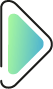 Icon of a start button with a blue-green gradient in the center.